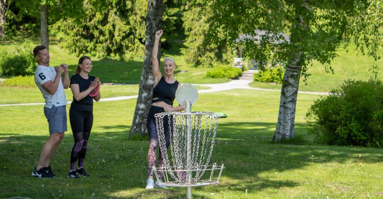 Frisbeegolf Haikossa